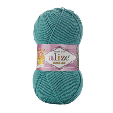 Włóczka Alize Cotton Gold 156 morski