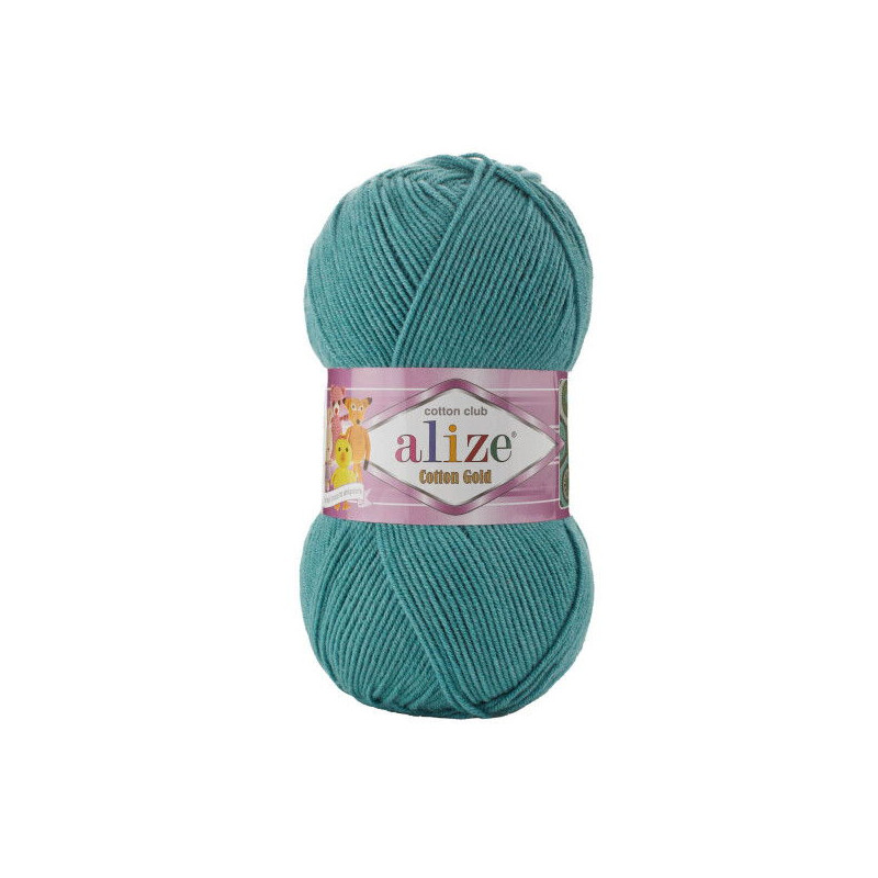 Włóczka Alize Cotton Gold 156 morski - produkt wyplatamy.pl 1
