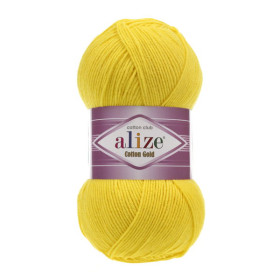 Włóczka Alize Cotton Gold 110 żółty