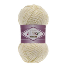 Włóczka Alize Cotton Gold 001 beżowy