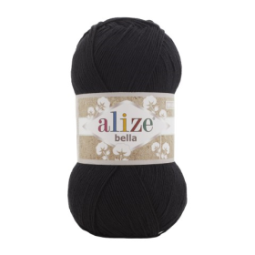 Włóczka Alize Bella 060 czarny