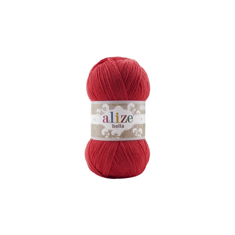 Włóczka Alize Bella 056 czerwony - produkt wyplatamy.pl 1