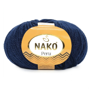 Włóczka Nako Peru 6194 granatowy