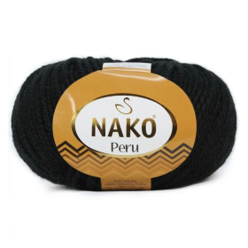 Włóczka Nako Peru 217 czarny
