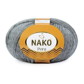 Włóczka Nako Peru 194 ciemny szary