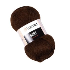 Włóczka YarnArt Baby 1182 czekoladowy brąz