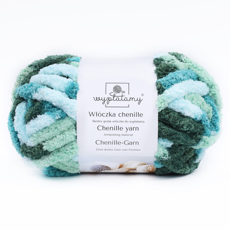 Włóczka chenille standard kolor nr 42 - 230g - produkt wyplatamy.pl 1