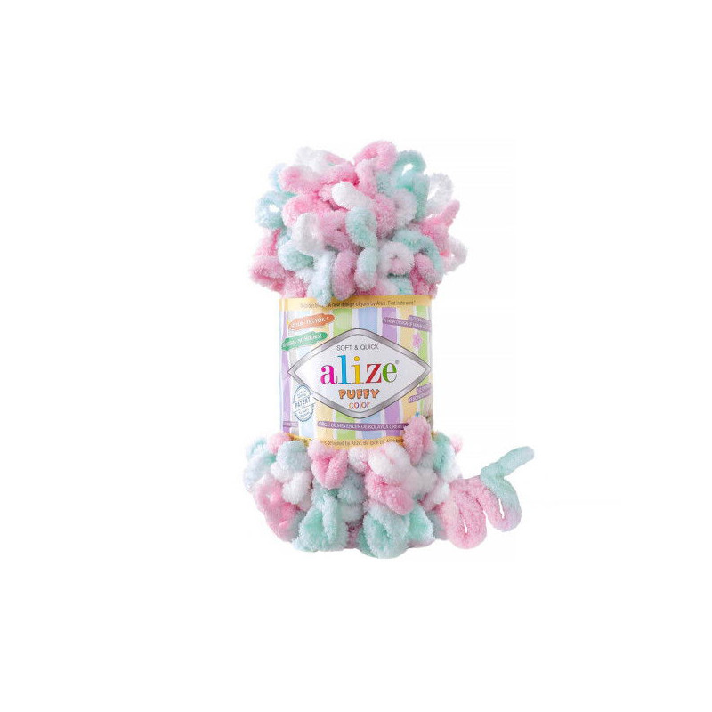 Włóczka Alize Puffy Color 6052 - produkt wyplatamy.pl 1