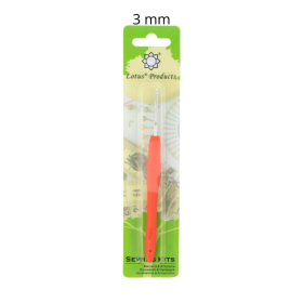 Szydełko z silikonową rączką 3 mm