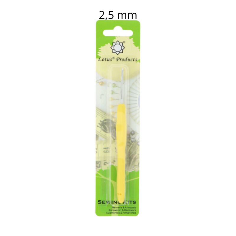 Szydełko z silikonową rączką 2.5 mm - produkt wyplatamy.pl 1