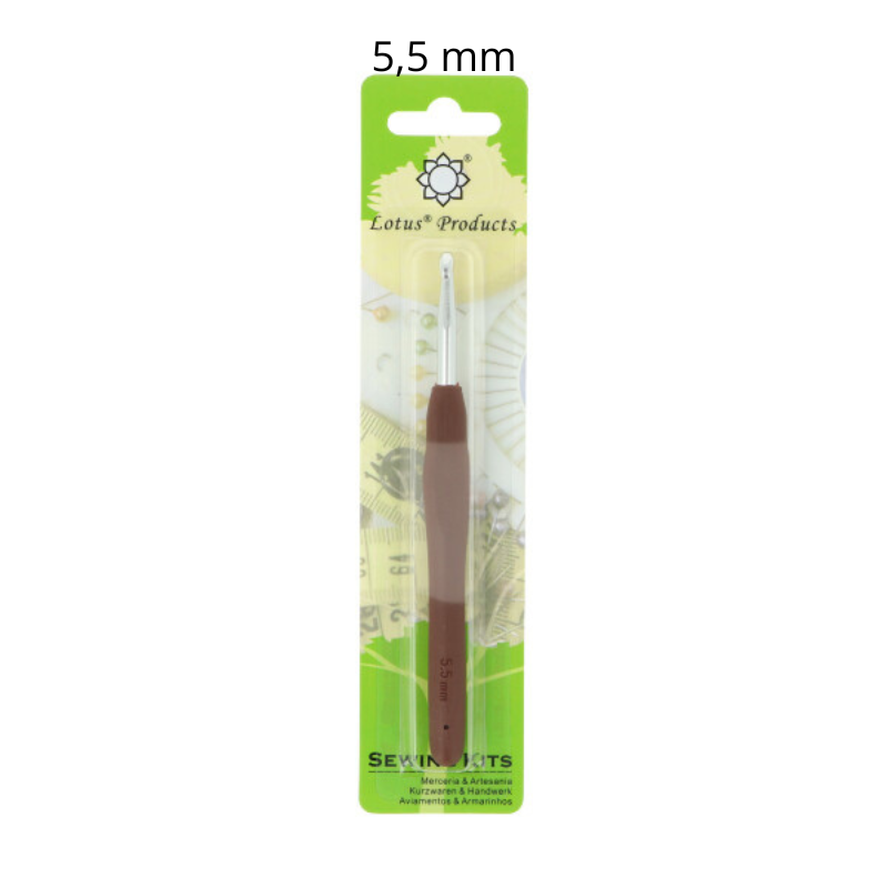 Szydełko z silikonową rączką 5.5 mm - produkt wyplatamy.pl 1
