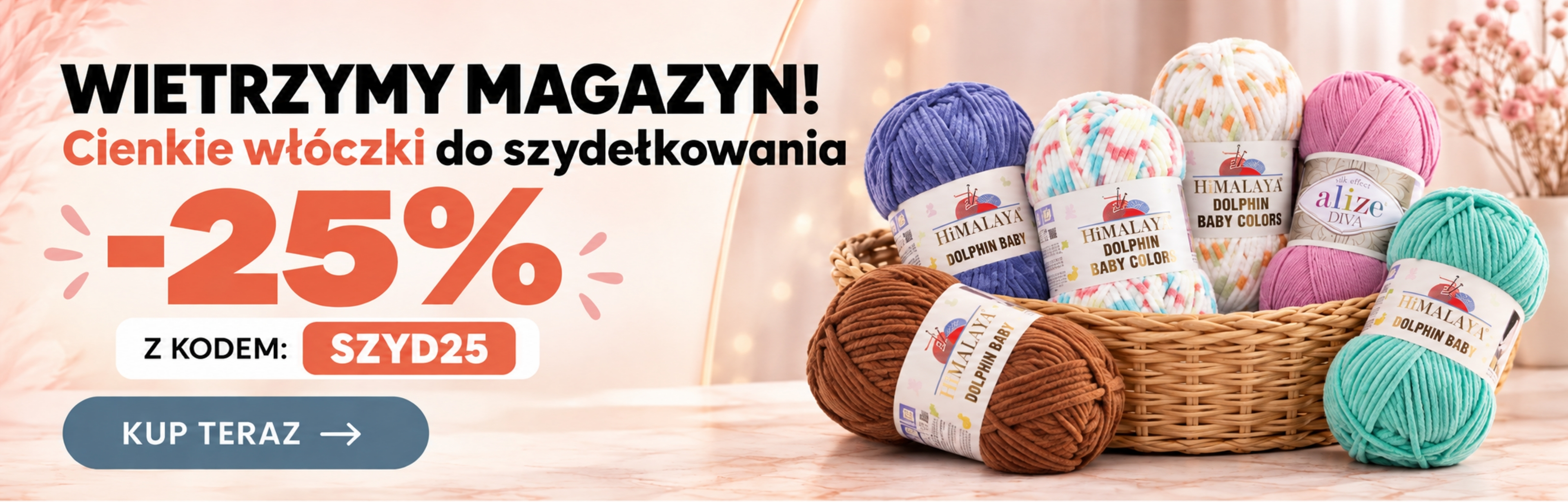 Włóczki do szydełkowania