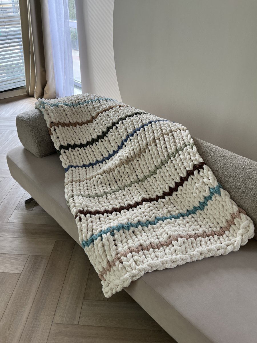 Włóczka chenille standard kolor nr 19 - 230g – Inspiracja nr. 8