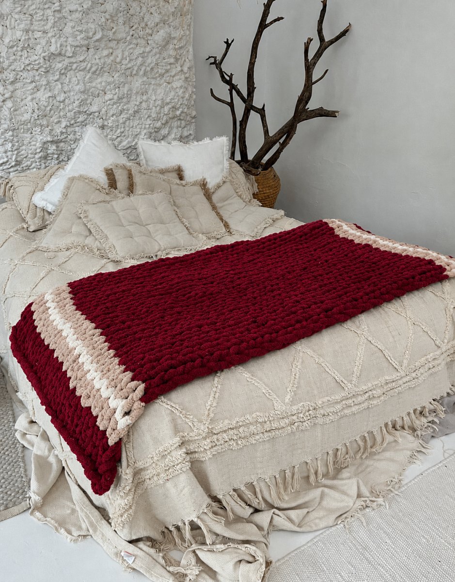Włóczka chenille standard kolor nr 911 - 300g – Inspiracja nr. 3