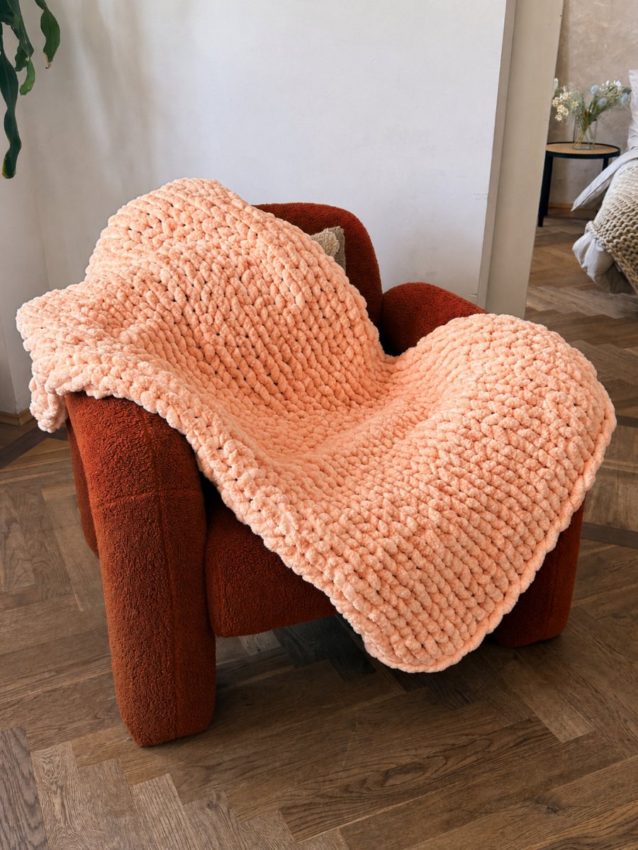 Włóczka chenille standard kolor nr 913 - 300g – Inspiracja nr. 4