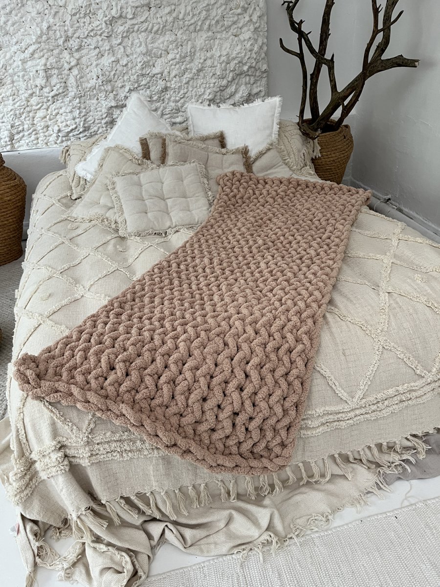 Włóczka chenille standard kolor nr 35 - 230g – Inspiracja nr. 2