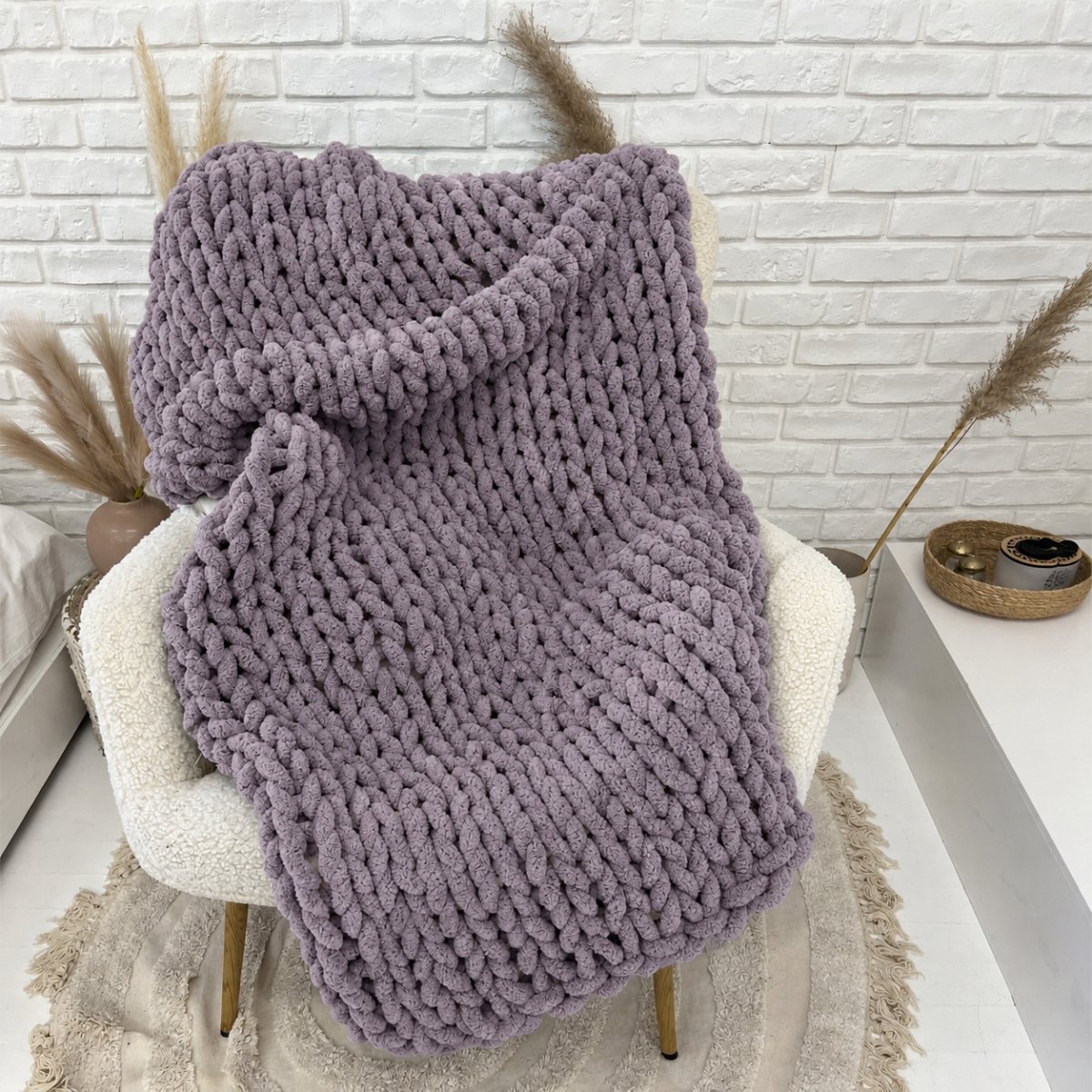 Włóczka chenille standard kolor nr 7 - 230g – Inspiracja nr. 1