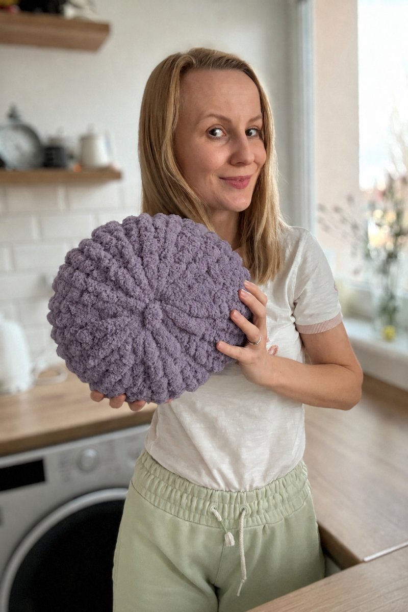 Włóczka chenille standard kolor nr 7 - 230g – Inspiracja nr. 4