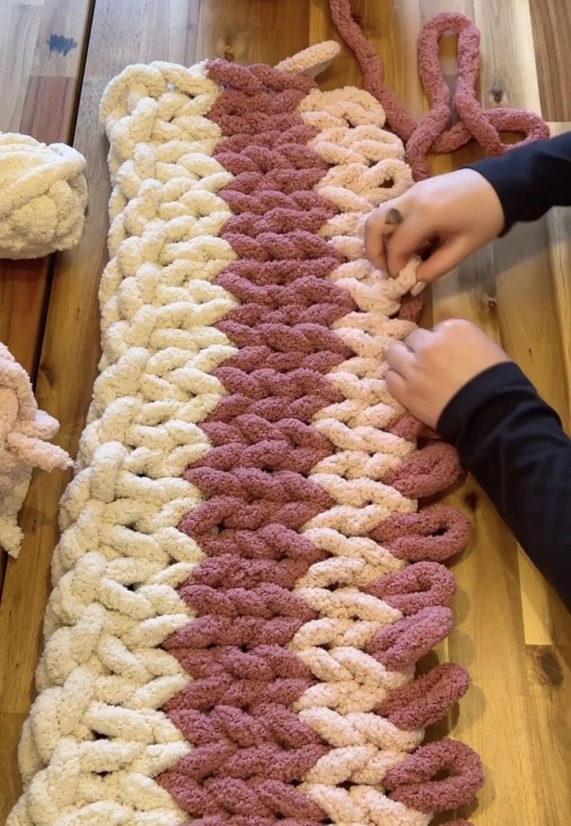 Włóczka chenille standard kolor nr 6 - 230g – Inspiracja nr. 2