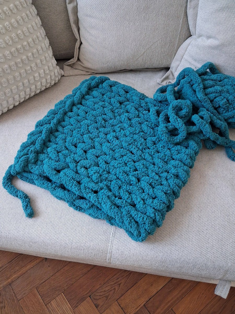 Włóczka chenille standard kolor nr 10 - 230g – Inspiracja nr. 2