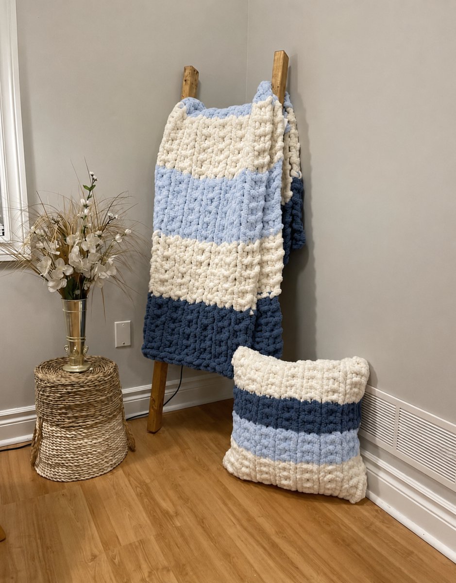 Włóczka chenille standard kolor nr 916 - 300g – Inspiracja nr. 3