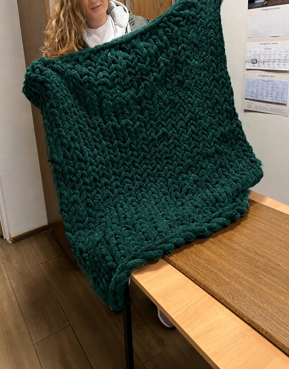 Włóczka chenille standard kolor nr 46 - 230g – Inspiracja nr. 3