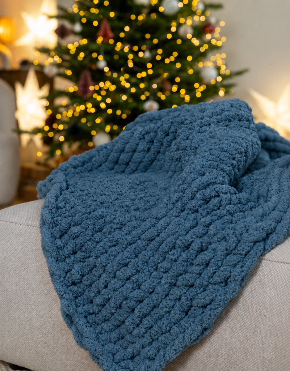 Włóczka chenille standard kolor nr 910 - 300g – Inspiracja nr. 4
