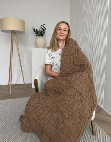 Włóczka chenille standard kolor nr 37 - 230g – Inspiracja nr. 2 Włóczka chenille standard kolor nr 37 - 230g – Inspiracja nr. 2