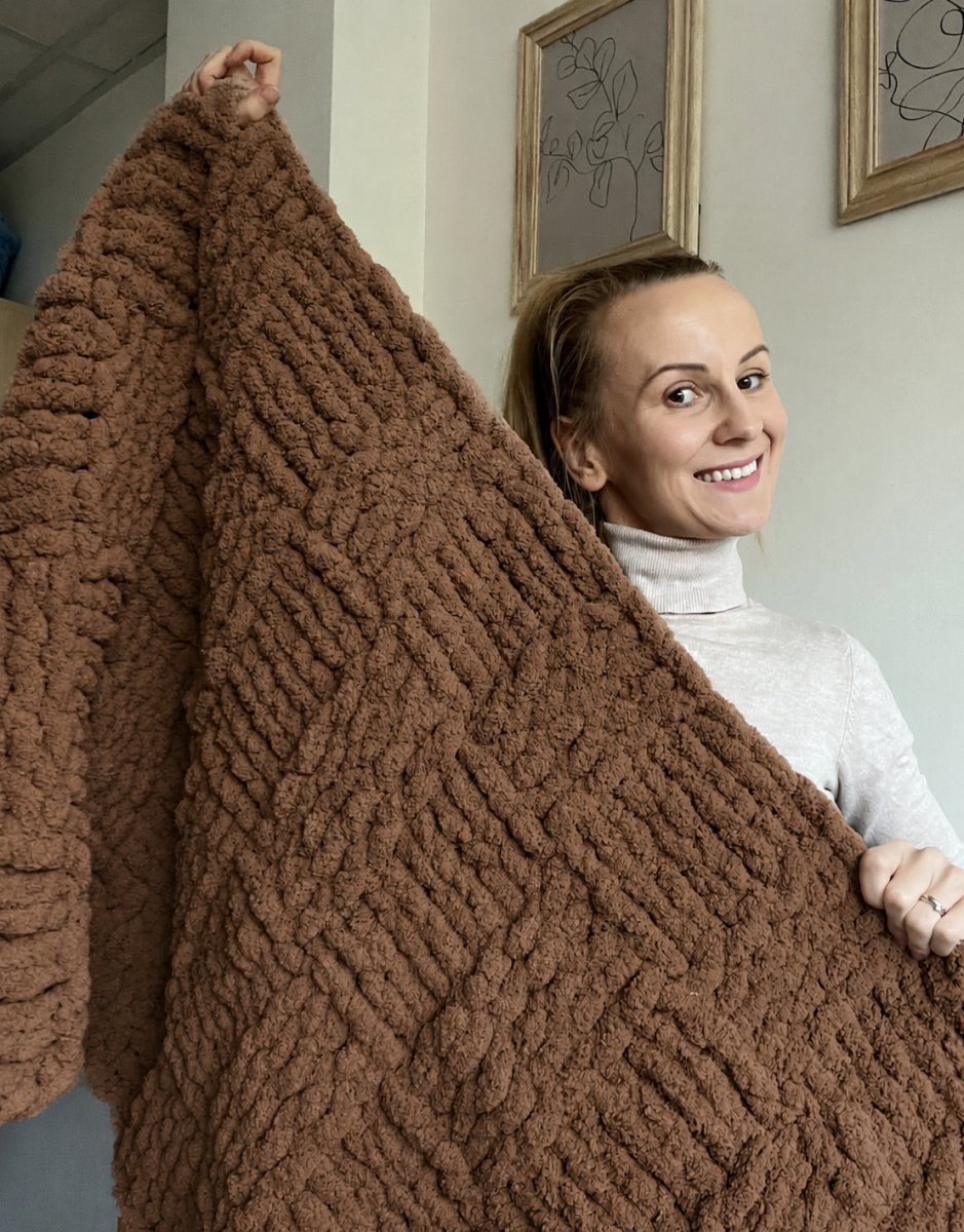 Włóczka chenille standard kolor nr 37 - 230g – Inspiracja nr. 1