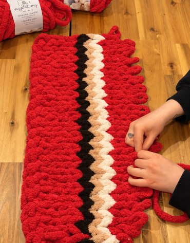 Włóczka chenille standard kolor nr 14 - 230g – Inspiracja nr. 1 Włóczka chenille standard kolor nr 14 - 230g – Inspiracja nr. 1