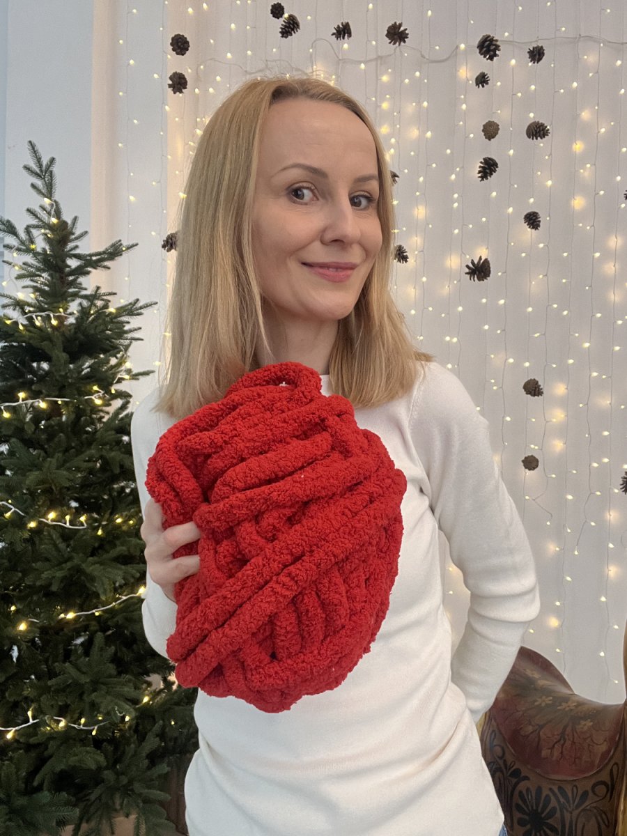 Włóczka chenille standard kolor nr 14 - 230g – Inspiracja nr. 3