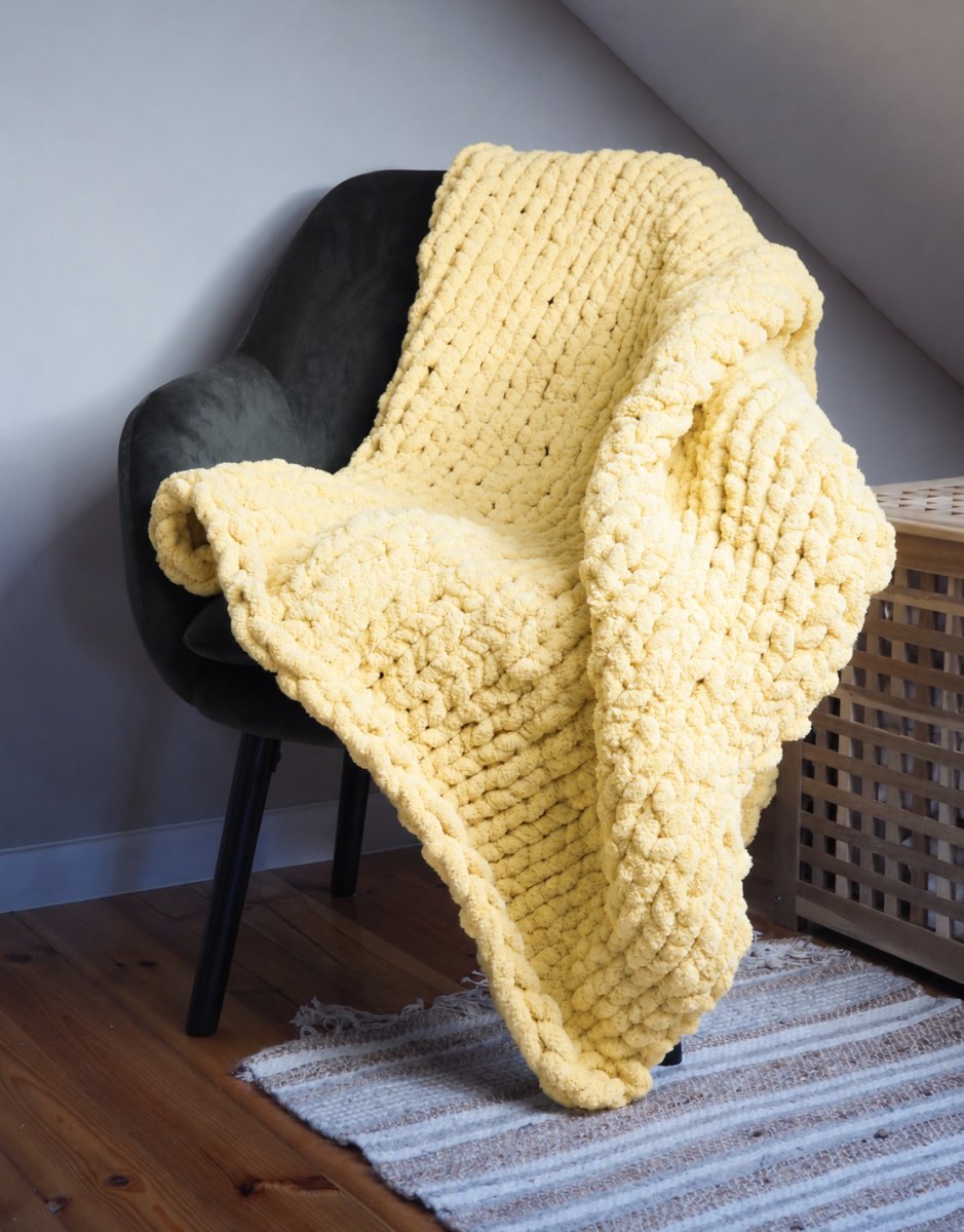 Włóczka chenille standard kolor nr 44 - 230g – Inspiracja nr. 3