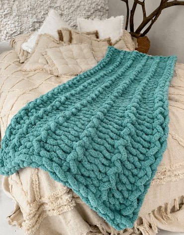 Włóczka chenille standard kolor nr 918 - 300g – Inspiracja nr. 2 Włóczka chenille standard kolor nr 918 - 300g – Inspiracja nr. 2