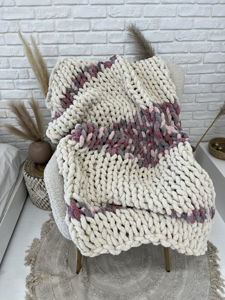 Włóczka chenille standard kolor nr 1 - 230g – Inspiracja nr. 3
