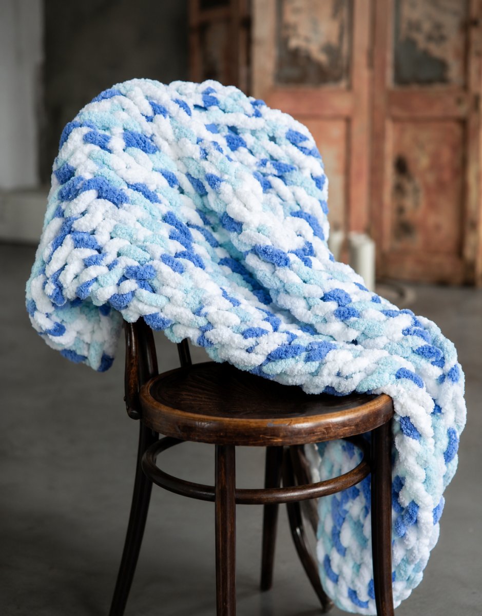 Włóczka chenille standard kolor nr 76 - 230g – Inspiracja nr. 2