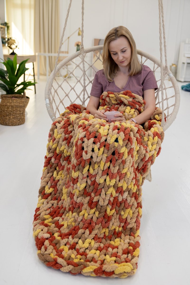 Włóczka chenille standard kolor nr 4 - 230g – Inspiracja nr. 1