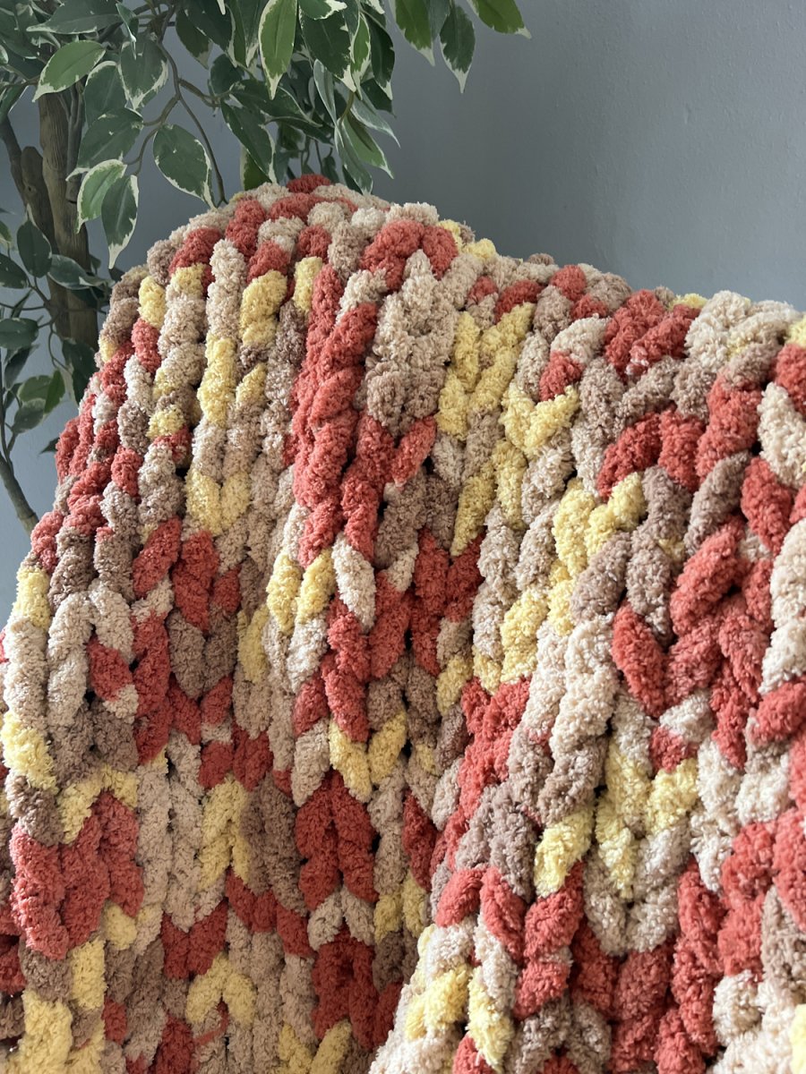 Włóczka chenille standard kolor nr 4 - 230g – Inspiracja nr. 2
