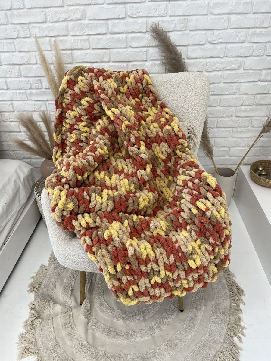 Włóczka chenille standard kolor nr 4 - 230g – Inspiracja nr. 4