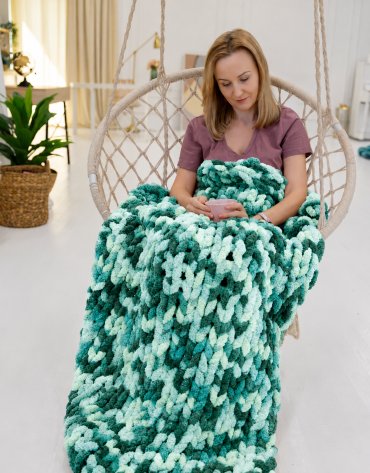Włóczka chenille standard kolor nr 42 - 230g – Inspiracja nr. 1 Włóczka chenille standard kolor nr 42 - 230g – Inspiracja nr. 1