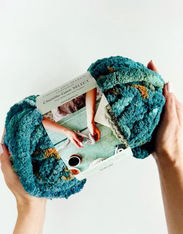 Włóczka chenille select kolor nr 50 - 300g – Inspiracja nr. 3