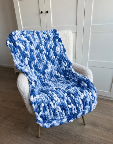 Włóczka chenille standard kolor nr 915 - 300g – Inspiracja nr. 2 Włóczka chenille standard kolor nr 915 - 300g – Inspiracja nr. 2