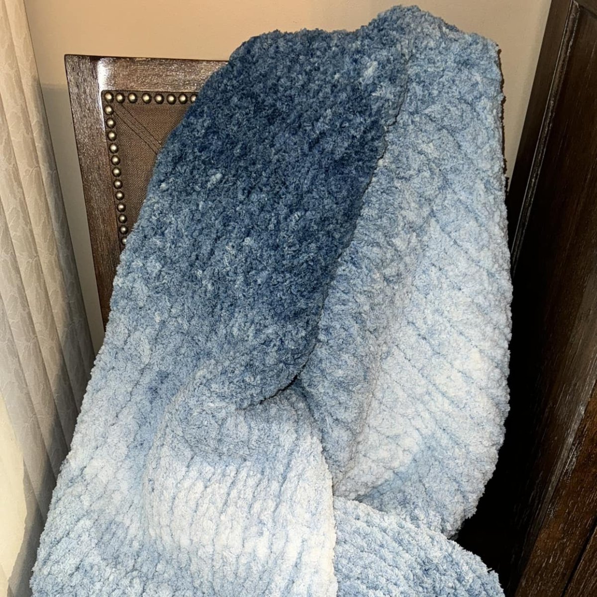 Włóczka chenille OMBRE kolor nr 67 - 600g – Inspiracja nr. 2