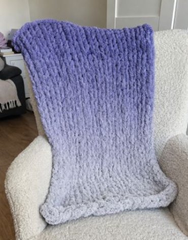 Włóczka chenille OMBRE kolor nr 752 - 600g – Inspiracja nr. 3 Włóczka chenille OMBRE kolor nr 752 - 600g – Inspiracja nr. 3