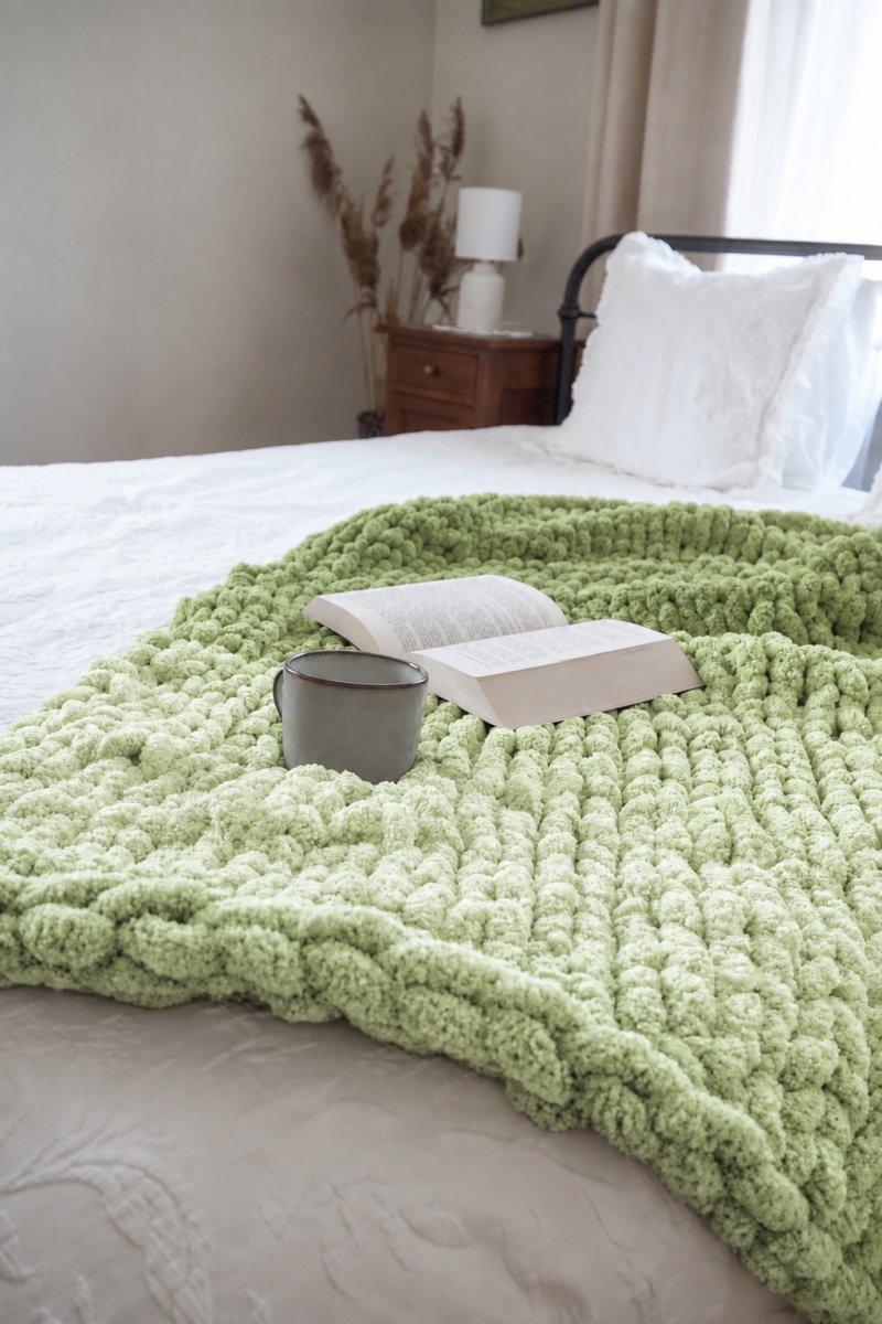 Włóczka chenille OMBRE kolor nr 753 - 600g – Inspiracja nr. 4