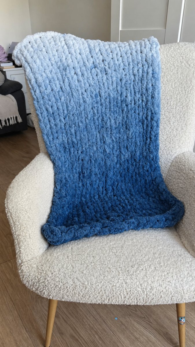 Włóczka chenille OMBRE kolor nr 69 - 600g – Inspiracja nr. 3