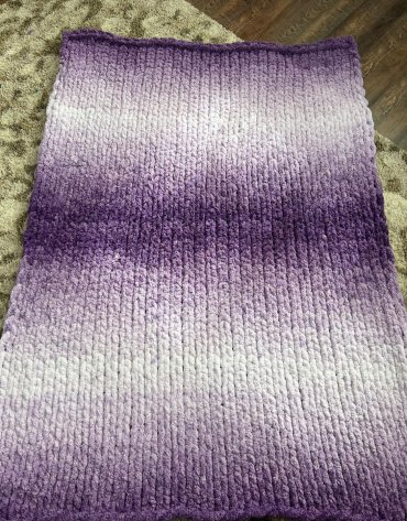 Włóczka chenille OMBRE kolor nr 72 - 600g – Inspiracja nr. 2 Włóczka chenille OMBRE kolor nr 72 - 600g – Inspiracja nr. 2
