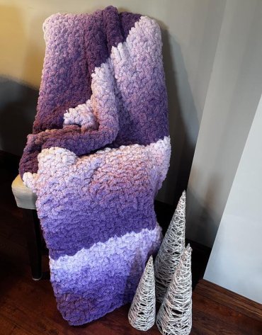 Włóczka chenille OMBRE kolor nr 72 - 600g – Inspiracja nr. 5 Włóczka chenille OMBRE kolor nr 72 - 600g – Inspiracja nr. 5