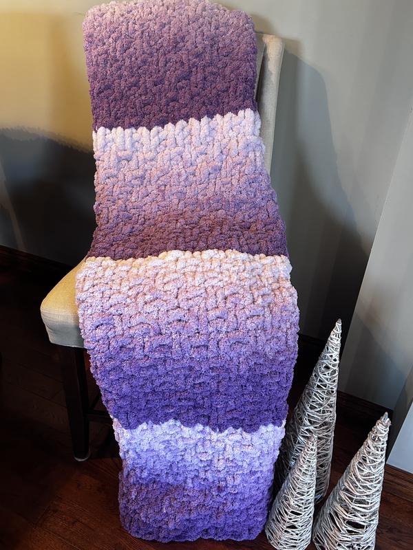 Włóczka chenille OMBRE kolor nr 72 - 600g – Inspiracja nr. 4