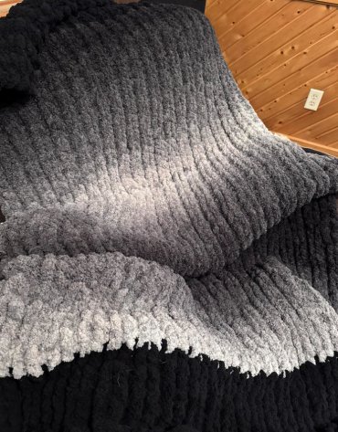 Włóczka chenille OMBRE kolor nr 73 - 600g – Inspiracja nr. 1 Włóczka chenille OMBRE kolor nr 73 - 600g – Inspiracja nr. 1