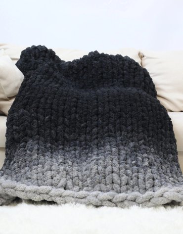 Włóczka chenille OMBRE kolor nr 73 - 600g – Inspiracja nr. 3 Włóczka chenille OMBRE kolor nr 73 - 600g – Inspiracja nr. 3